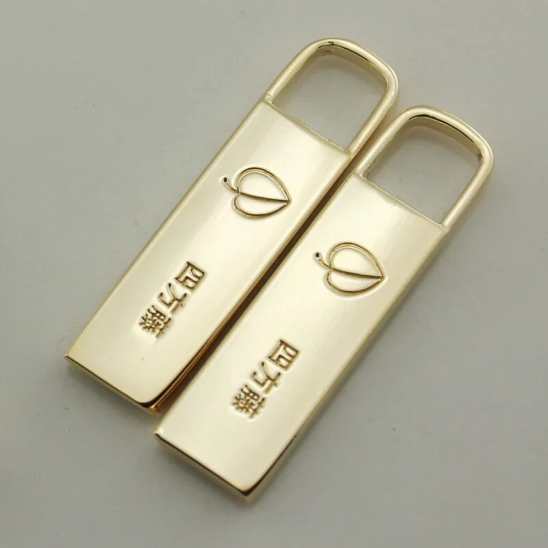 Apparel tiny custom engraved metal tags for clothing, electroplating golden  metal labels (MOQ:100pcs) – YueGui Tags